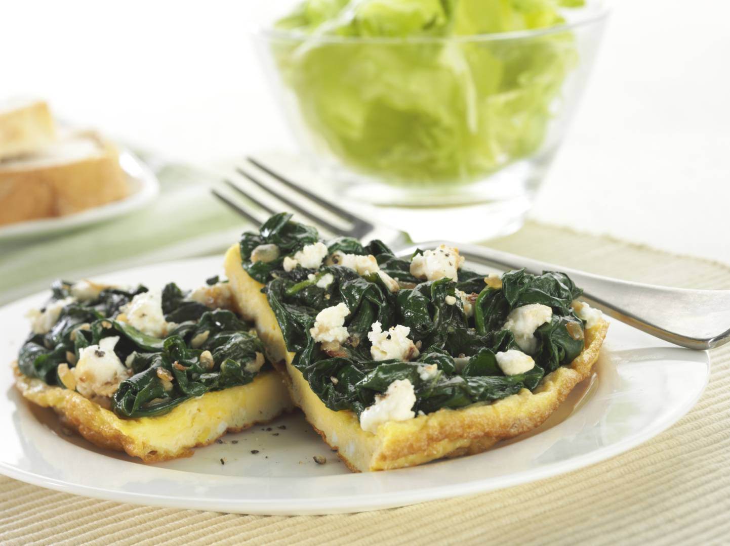 Fetta & Spinach Omelette